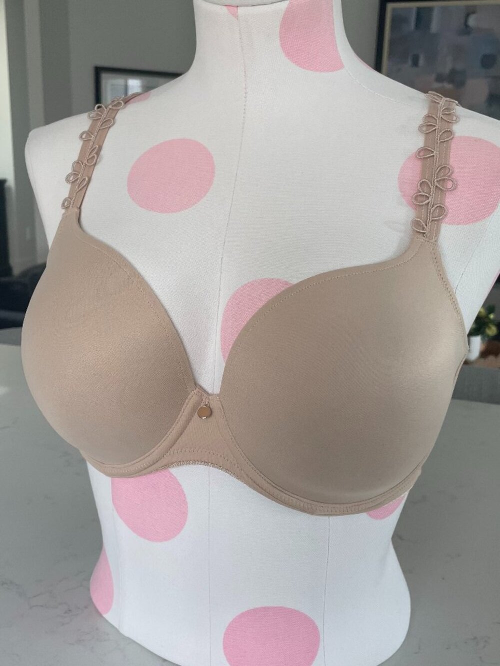 Prima Donna Perle 0162345 Underwire T Shirt Bra Cafe au Lait Tan Sz UK 34E